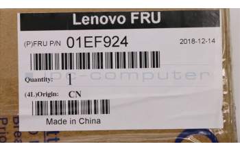 Lenovo 01EF924 MECH_ASM 334BT, Front bezel ASM,HH
