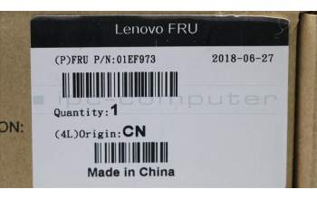 Lenovo 01EF973 MECH_ASM Rear fan ASSY