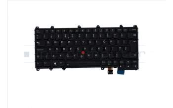Lenovo 01EN415 Interne Tastatur, Englisch (GB), Schwarz, Hintergrundbeleuchtung
