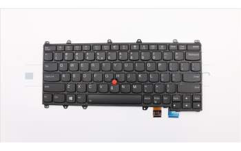 Lenovo 01EN416 Interne Tastatur, Englisch (US, Euro), Schwarz, Hintergrundbeleuchtung