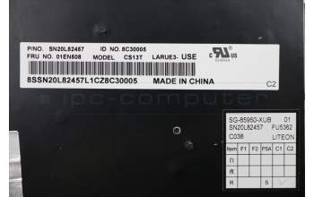 Lenovo 01EN508 NB_KYB Larue3 KBD,US,LTN
