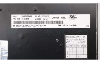 Lenovo 01EN513 NB_KYB Larue3 KBD,ARA,LTN