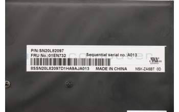 Lenovo 01EN732 NB_KYB Thorpe2 KBD,DK,DFN BL