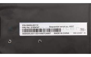 Lenovo 01EN747 NB_KYB Thorpe2 KBD,SK,DFN BL