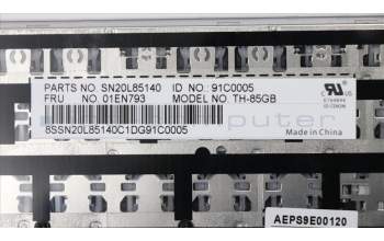 Lenovo 01EN793 NB_KYB Bell2 SLV KBD GB CHY