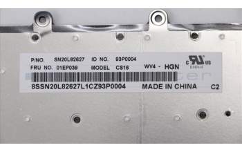 Lenovo 01EP039 NB_KYB KBD N/BL LTN Hungarian