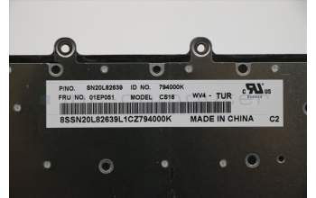 Lenovo 01EP051 NB_KYB KBD N BL LTN Turkish