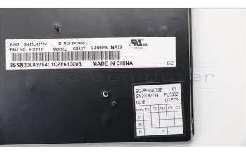Lenovo 01EP101 NB_KYB Larue3 KBD,NRD,LTN