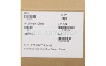 Lenovo 01HW021 Camera,HD+IR,Front,MIC,ZIF,Chny