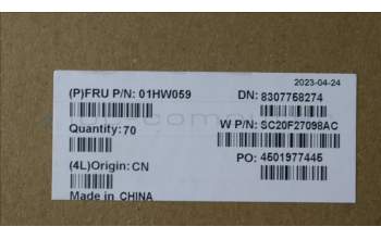 Lenovo 01HW059 CAMERA Camera,720P,Front,Slim,BTB,Chy