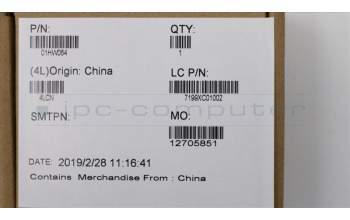 Lenovo 01HW064 CAMERA Camera,HD-IR,Front,BTB,Chy