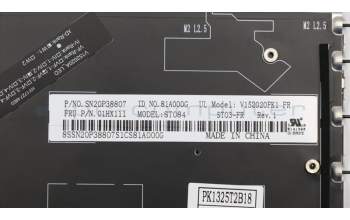 Lenovo 01HX111 NB_KYB Storm3,SRX,KB-BL,SV,FR