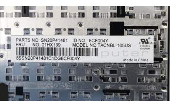 Lenovo 01HX139 NB_KYB TACHI2 CHY NBL-KB US