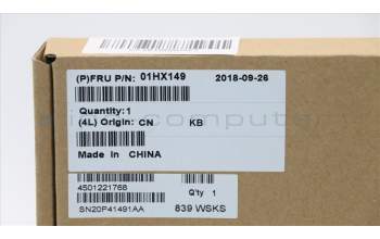 Lenovo 01HX149 NB_KYB TACHI2 CHY NBL-KB ES