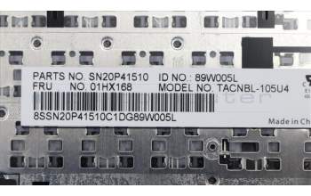 Lenovo 01HX168 NB_KYB TACHI2 CHY NBL-KB USE
