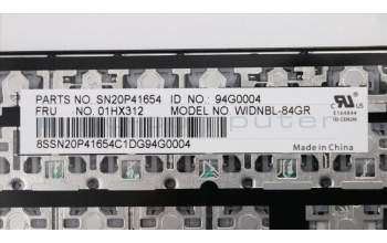 Lenovo 01HX312 Interne Tastatur, Griechisch, Nicht beleuchtet