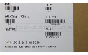 Lenovo 01HX432 NB_KYB Windu2 CHY BL-KB GR