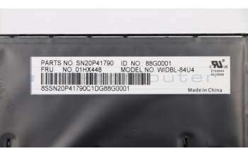 Lenovo 01HX448 NB_KYB Windu2 CHY BL-KB USE