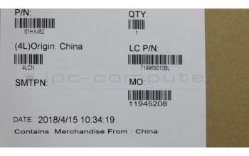 Lenovo 01HX452 NB_KYB Windu2 CHY BL-KB TH