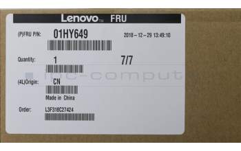 Lenovo 01HY649 COVER LCD Rear Frame,Victory