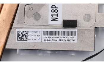 Lenovo 01HY796 HEATSINK CPU/GPU N18P thermal,w/Lüfter,DEL