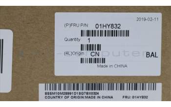 Lenovo 01HY832 MECH_ASM C-cover,KBD,DFN+FUYU,ES,BK