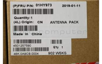 Lenovo 01HY973 Antenne ANT kit,WLAN+WWAN,Normal,JT+WNC