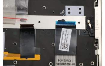 Lenovo 01LV034 C-cover+KBD+Safety structure, Switzerland, Silver