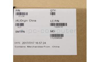 Lenovo 01LV296 MECH_ASM KBD,Bezel,DE,FPR,NFC,BK,CHY