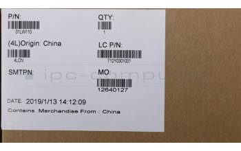 Lenovo 01LW110 MECHANICAL DA475 B CoverSheetCCDSUBASSY