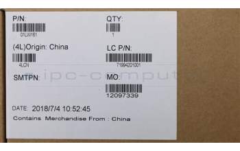 Lenovo 01LW161 COVER FRU D cover SUB assy Texture