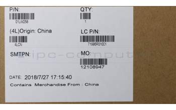 Lenovo 01LW258 COVER LOG LOW SUB ASSY