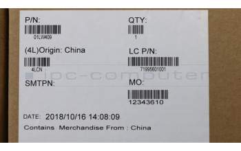 Lenovo 01LW409 CARDPOP Jinn FRU I/O Board