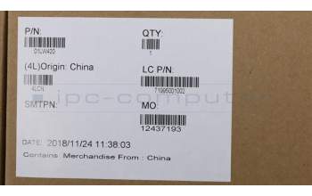 Lenovo 01LW420 COVER FRU EE580_C cover SUB_ASSY_SR,CQ