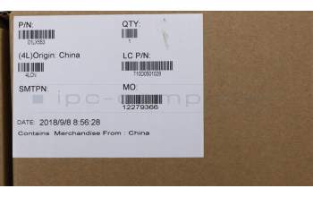 Lenovo 01LX553 MECH_ASM KBD,Bezel,DE,FPR,BK,SUN