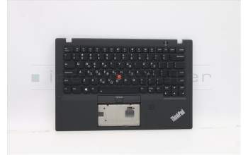 Lenovo 01LX554 MECH_ASM KBD,Bezel,GR,FPR,BK,SUN
