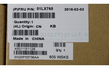 Lenovo 01LX765 Interne Tastatur, Schwedisch/Finnisch