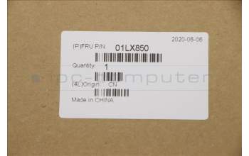 Lenovo 01LX850 C-Cover with keyboard, Switzerland, Black, Backlight, UK