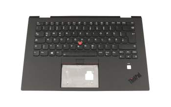 01LX873 Original Lenovo Tastatur inkl. Topcase DE (deutsch) schwarz/schwarz mit Backlight und Mouse-Stick