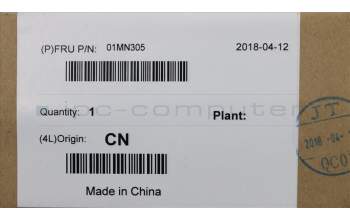 Lenovo 01MN305 MECH_ASM 334DT,Front I/O Brkt asm,JT