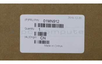 Lenovo 01MN912 HEATSINK Dis heatsink