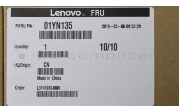 Lenovo 01YN135 DISPLAY AUO 15.6 FHD On-cell IPS AG