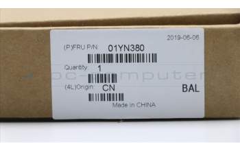 Lenovo 01YN380 NB_KYB FRU COMO FL,LTN,KB,SV,US