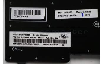 Lenovo 01YN406 NB_KYB FRU COMO FL,LTN,KB,SV,CH