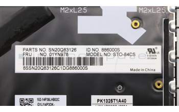 Lenovo 01YN978 NB_KYB Storm3,CHY,KB-BL,BK,CZS