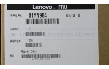 Lenovo 01YN984 MECH_ASM MECH_ASM,Sheet,B Bezel,IR