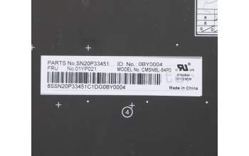 Lenovo 01YP021 NB_KYB FRU COMO SK,CHY,KB,BK,PT