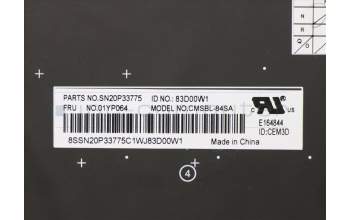 Lenovo 01YP064 NB_KYB FRU COMO SK,CHY,KB-BL,BK,SI