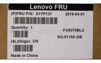 Lenovo 01YP137 NB_KYB FRU COMO SK,LTN,KB-BL,BK,IT