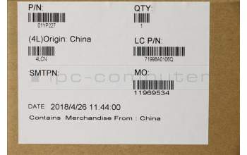 Lenovo 01YP227 FRU: COMO SK, PMX, Tastatur mit Hintergrundbeleuchtung, BK, TR